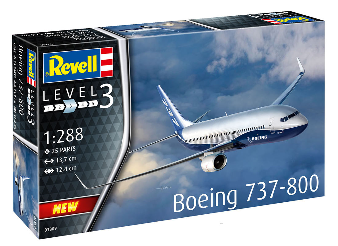 Revell Set Boeing 737-800 - 1:288 modelfly
