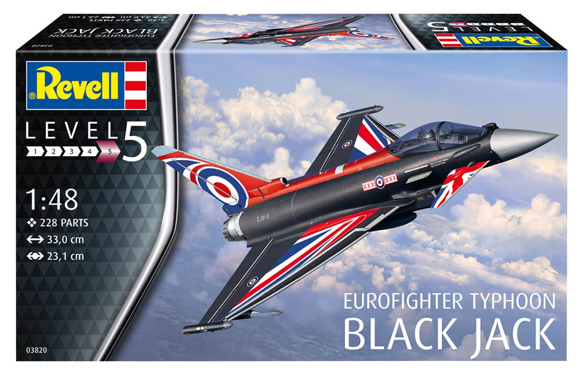 Revell Eurofighter Typhoon "Black Jack" modelfly