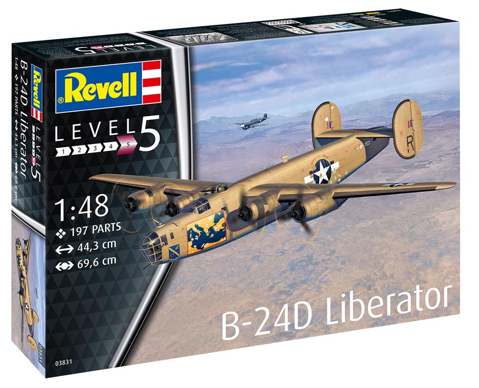 Revell B-24D Liberator modelfly
