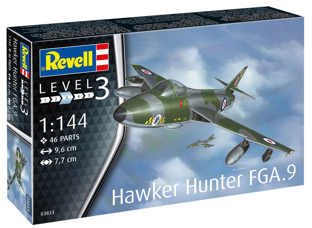 Revell Hawker Hunter FGA.9 modelfly
