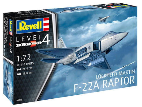 Revell Lockheed martin F-22A Raptor modelfly