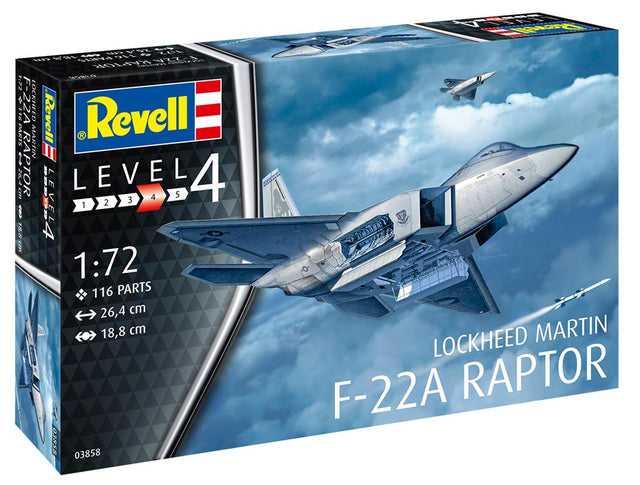Revell Lockheed martin F-22A Raptor modelfly