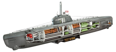 Revell U-Boat XXI Type w, Interieor model ubåd