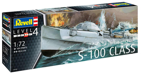Revell German Fast Attack Craft S-100 modelskib
