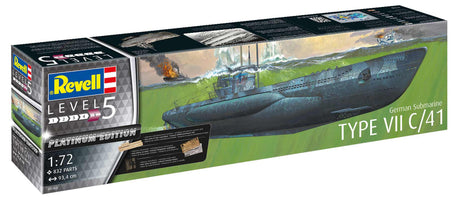 Revell German Submarine Type VII C/41 model ubåd