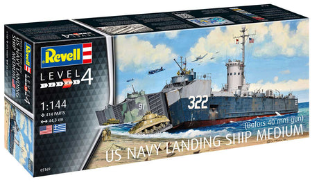 Revell US Navy Landing Ship Medium modelskib