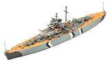 Revell Gift Set The Legendary Bismarck 1:700 + 1:1200 modelskib med lim og maling