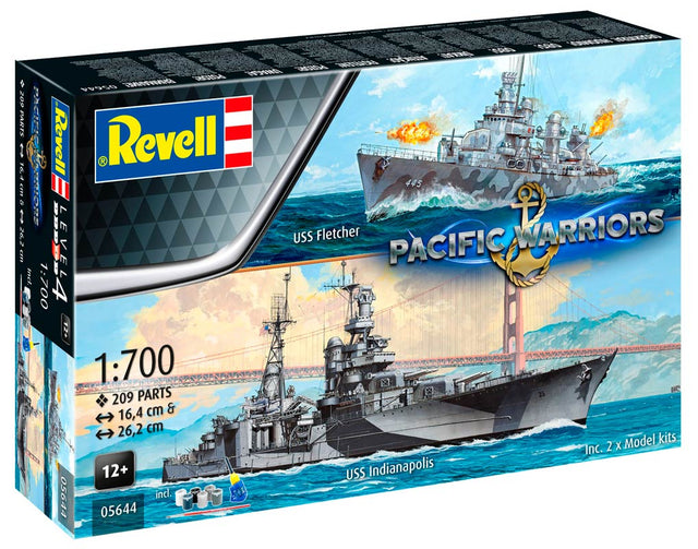 Revell Gift Set Pacific Warriors: 1:700 modelskib