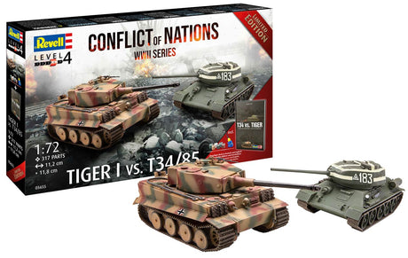 Revell Conflict of Nations Series WWII set - 1:72 modelkampvogn