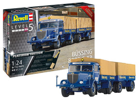 Revell Büssing 8000 S13 w/trailer Platinum Limited Edition modellastbil - 1:24