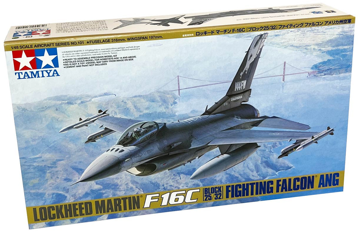 Tamiya Lockheed Martin F-16C Blok 25/32 Fighting Falcon ANG modelfly