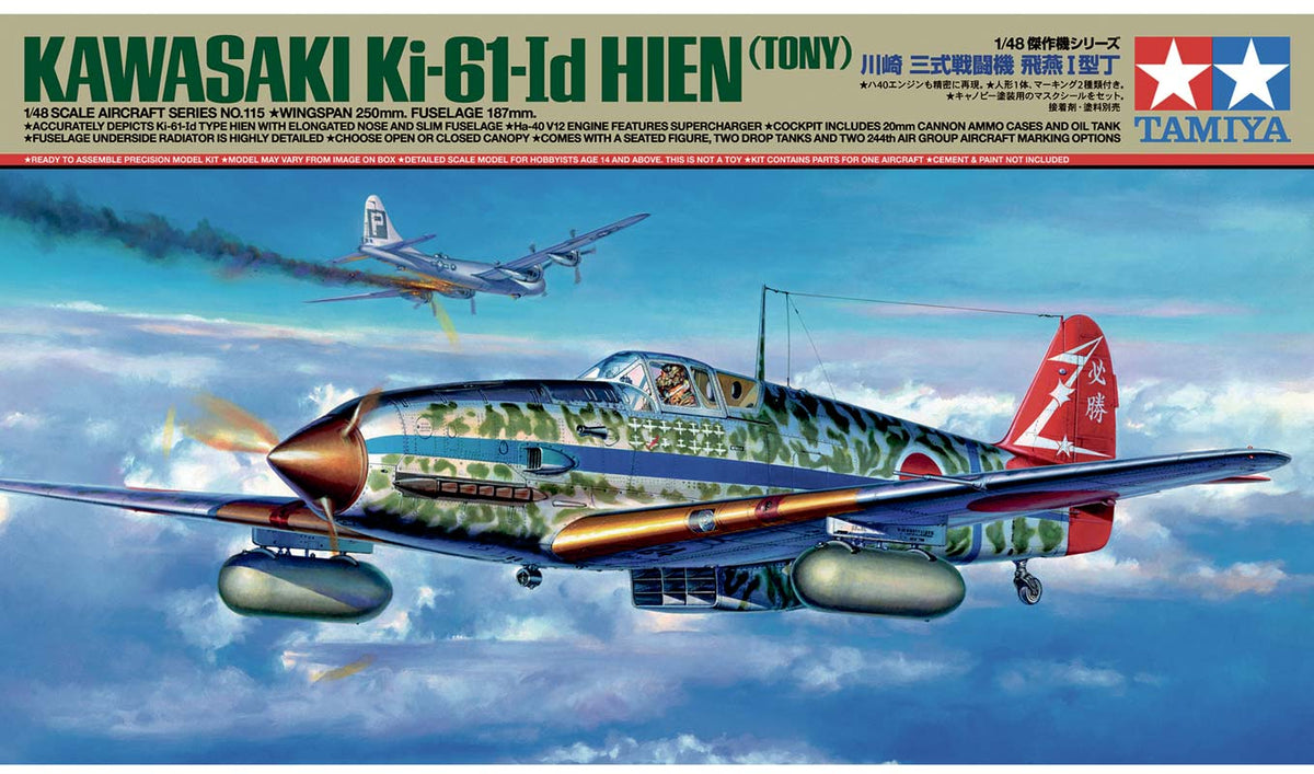 Tamiya Kawasaki Ki-61Id Hein "Tony" modelfly
