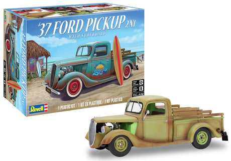 Revell 37 Ford Pickup med surfboard modelbil
