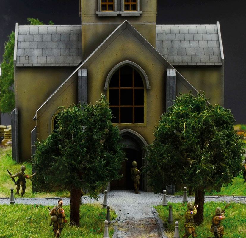 Italeri 1:72 Battle of Normandy Sainte-Mère-Eglise 6 June 1944 - Kampscene