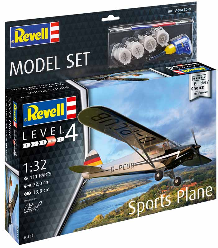 Revell Sportsfly - Med lim og maling