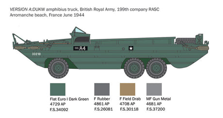 Italeri DUKW Amphibious Truck 1:35