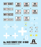 Italeri 1:35 Sd. Kfz. 232 6 Rad.- Modelbil