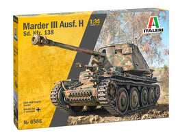 Italeri 1:35 Marder III Ausf. H Sd. Kfz.138 - Modelkampvogn