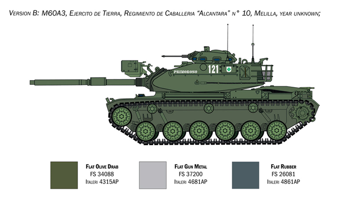 Italeri M60A3 - 1:35