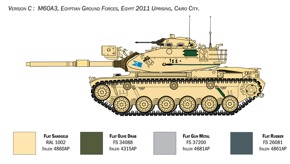 Italeri M60A3 - 1:35