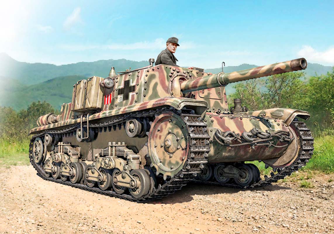 Italeri 1:35 Semovente M42 da 75/34- Modelkampvogn