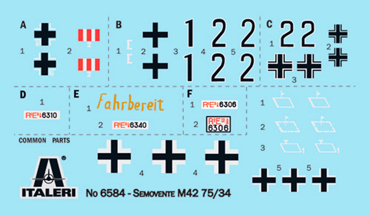 Italeri 1:35 Semovente M42 da 75/34- Modelkampvogn
