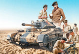 Italeri 1:35 Crusader Mk. III m. British besætning - Modelkampvogn