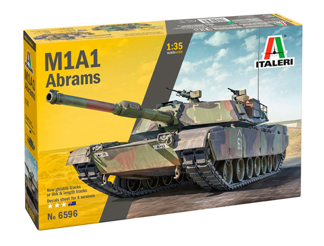 Italeri 1:35 M1A1/A2 Abrams - Modelkampvogn