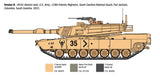 Italeri 1:35 M1A1/A2 Abrams - Modelkampvogn