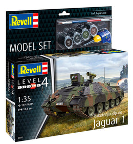 Revell Raketenjagdpanzer Jaguar 1: 1:35 modelkampvogn med lim og maling