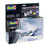 Revell Airbus A380 modelfly - 1:288 - Med lim og maling