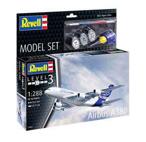 Revell Airbus A380 modelfly - 1:288 - Med lim og maling