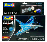 Revell Eurofighter TyphoonBavarian Tiger 2021 modelfly - Med lim og maling
