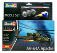 Revell Model Set AH-64A Apache - Med lim og maling
