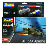 Revell Model Set AH-64A Apache - Med lim og maling