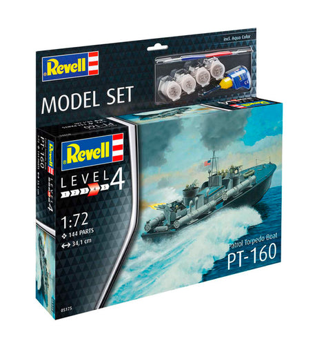 Revell Patrol Torpedo Boat PT-160 modelskib - Med lim og maling