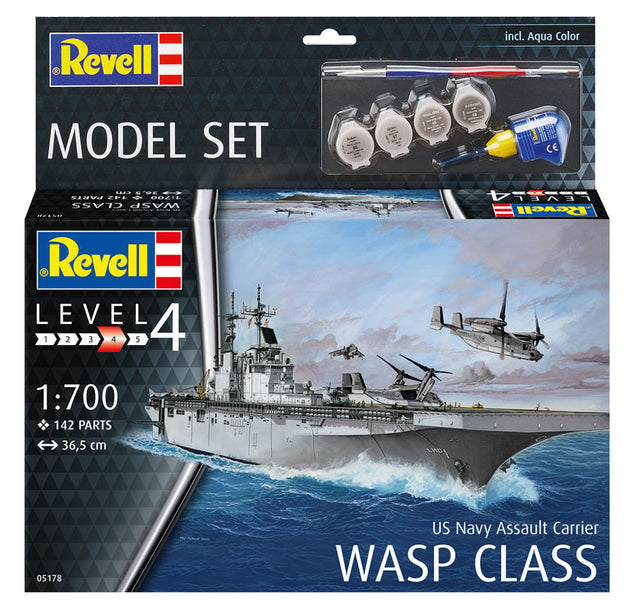 Revell Assault Carrier USS WASP CLASS modelskib