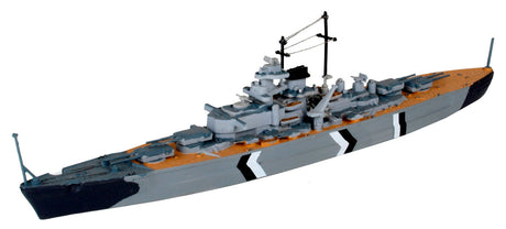 Revell krigsskibet Bismarck - scala 1:1200 Med lim og maling