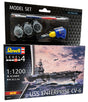 Revell USS Enterprise CV-6 - Med lim og maling