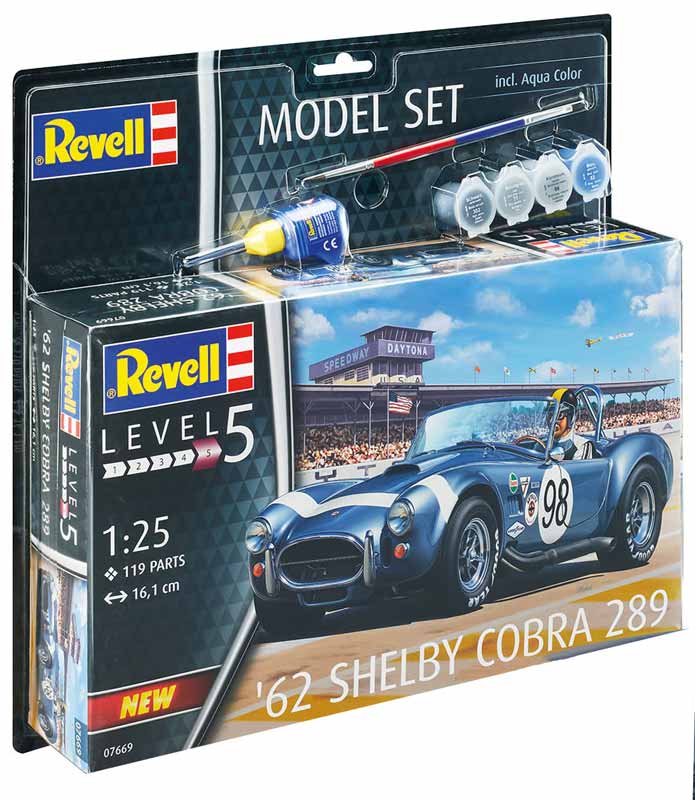 Revell Shelby Cobra 289 - Med lim og maling