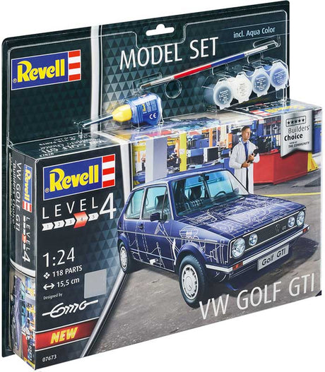 Rewell VW Golf GTI builders choice - Med lim og maling