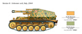 Italeri 1:72 SD.Kfz.124 Wespe - Model artillerisystem