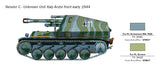 Italeri 1:72 SD.Kfz.124 Wespe - Model artillerisystem