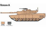 Italeri 1:72 M1 Abrams - Komplet sæt - Modelkampvogn