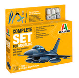 Italeri 1:72 F-16 C/D Night Falcon - Komplet sæt - Modelfly