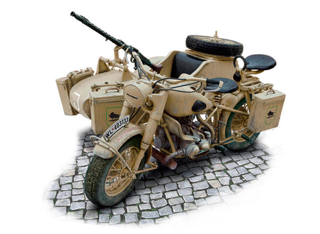 Italeri BMW R75 German Milit. Motor. m. Sidecar - 1:9