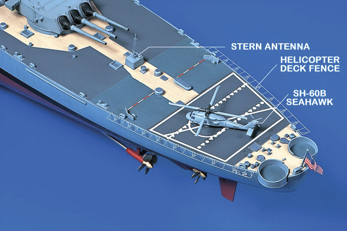 Tamiya WWII U.S Battleship BB-62 "New Jersey" - modelskib