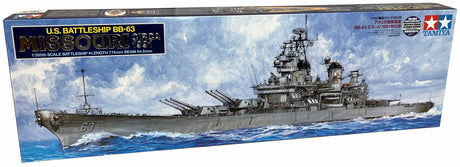 Tamiya WWII U.S Battleship BB-63 "Missori" - modelskib