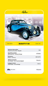 Heller Bugatti T 50 - Modelbil 1:24