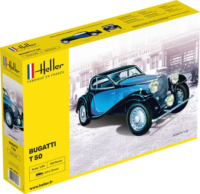 Heller Bugatti T 50 - Modelbil 1:24